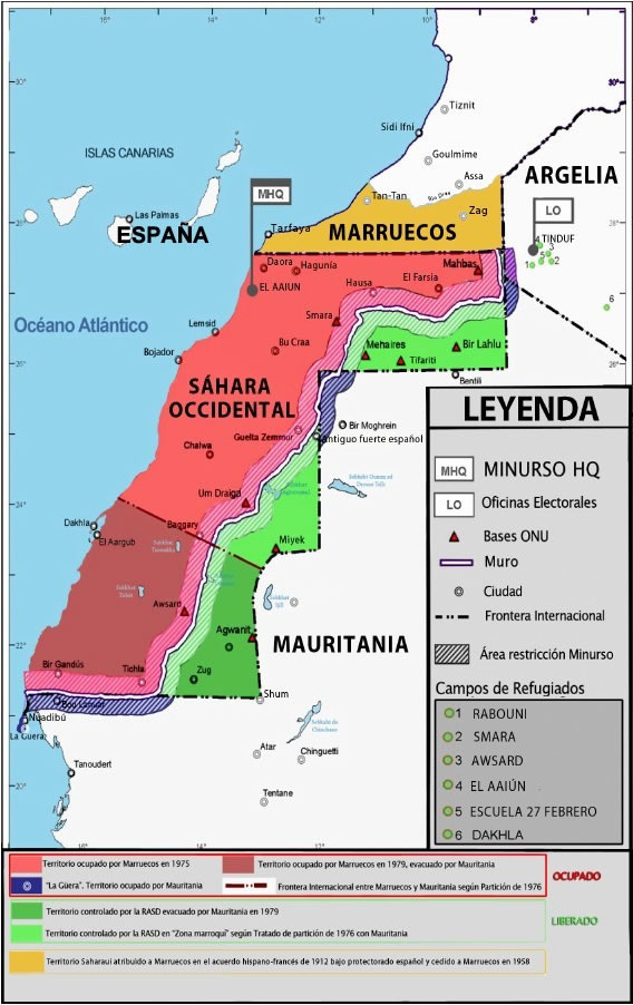 Mapa Sàhara